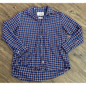 Grayson by Frank & Eileen Hero Shirt Lightweight Woven Plaid Womens 2 (Small)